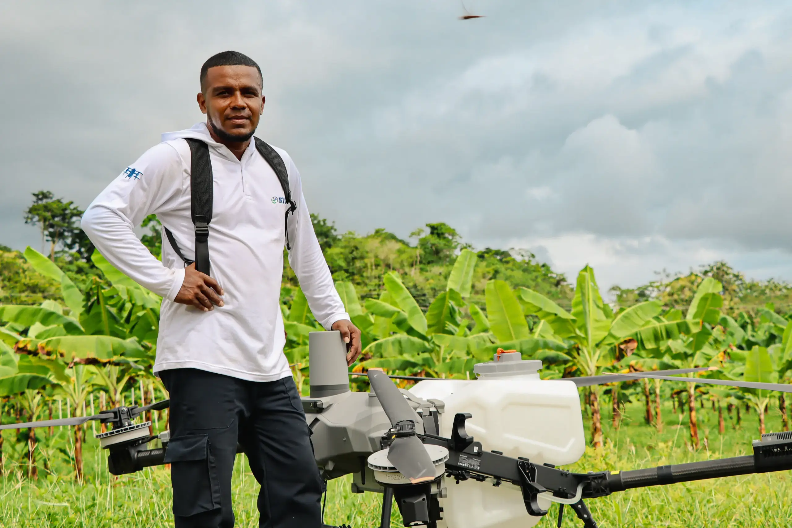aspersion con drones
